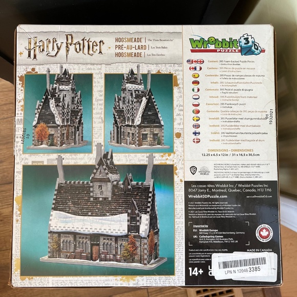 Harry Potter Hogsmeade Wrebbit 3D Puzzle - Picture 5 of 5